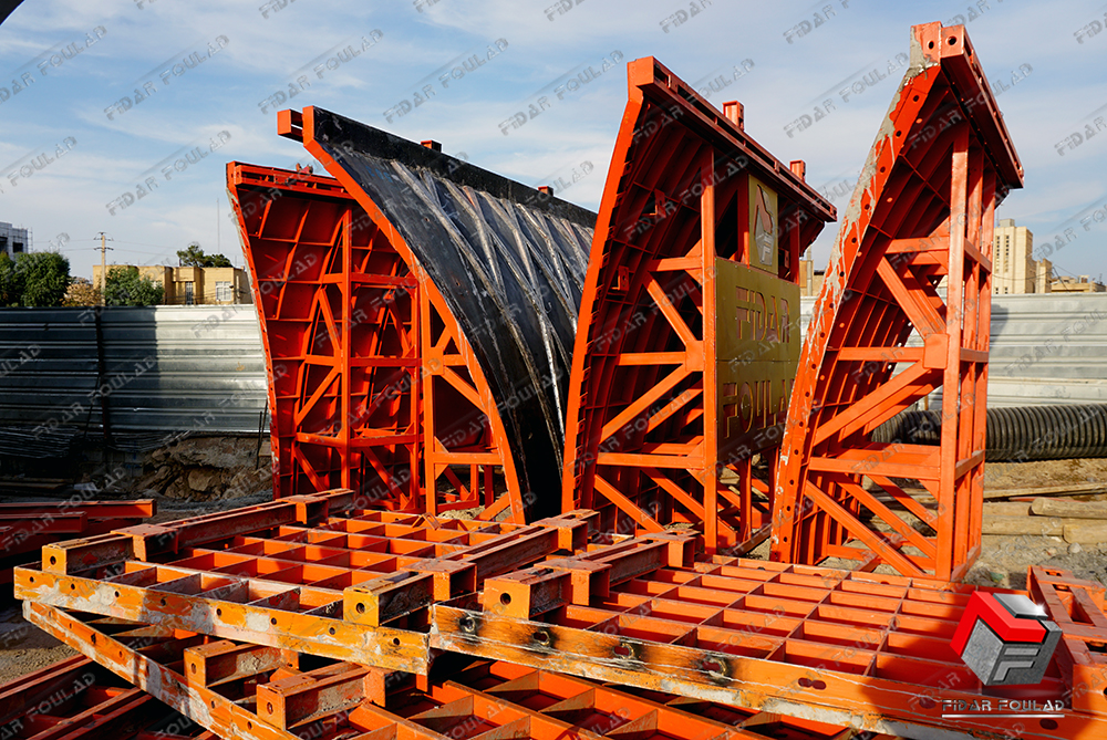 قالب های فلزی بتن