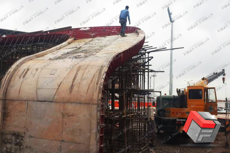 ابعاد قالب بتن