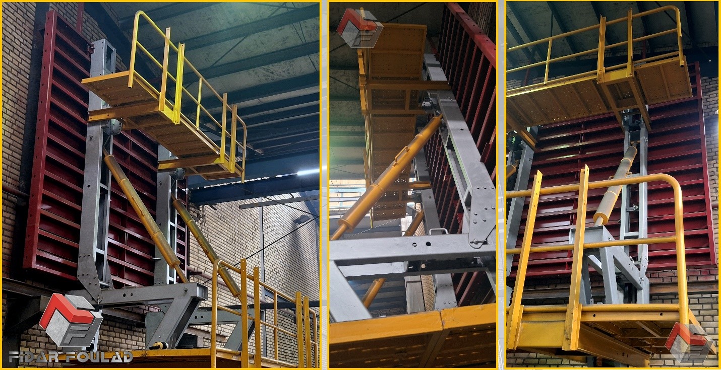 قالب بالارونده بتن