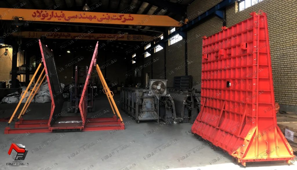 قالب فلزی بتن